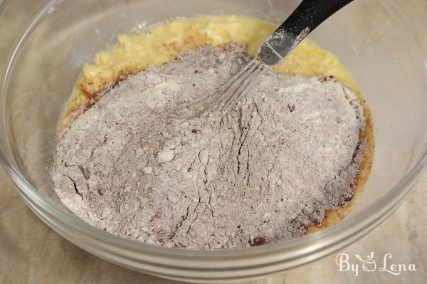 Chocolate Blueberry Muffins - Step 3