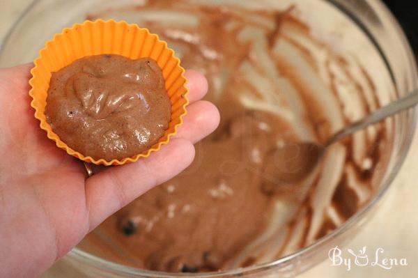Chocolate Blueberry Muffins - Step 5