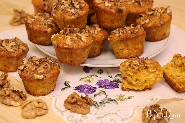 Carrot Oatmeal Muffins with Walnuts - Step 12