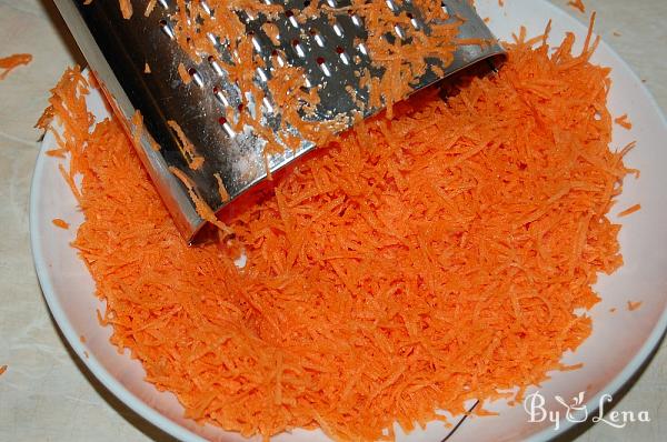 Carrot Oatmeal Muffins with Walnuts - Step 1