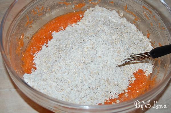 Carrot Oatmeal Muffins with Walnuts - Step 7