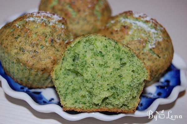 Green Muffins Recipe - Step 7