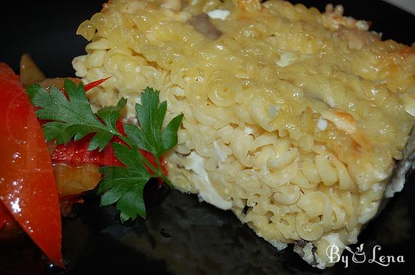Chicken and Mushrooms Pasta Pudding - Step 10