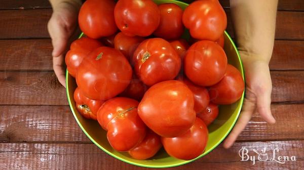 Easy Homemade Tomato Puree - Step 1