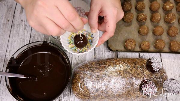 Chocolate Banana Cake Pops - Step 20