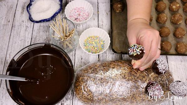 Chocolate Banana Cake Pops - Step 21