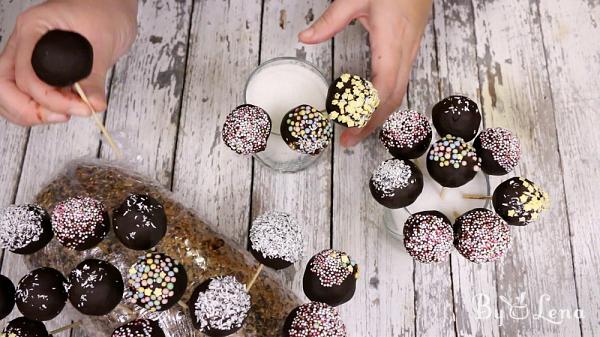 Chocolate Banana Cake Pops - Step 23