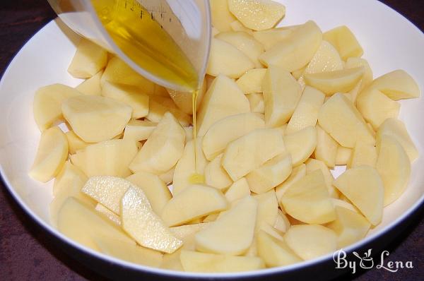 Roasted Potatoes with Ham and Cheese - Step 3