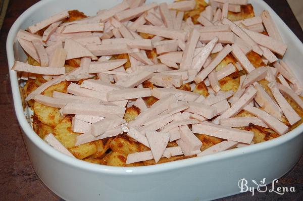 Roasted Potatoes with Ham and Cheese - Step 7