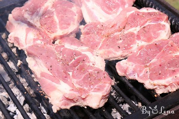 Grilled Pork Shoulder Steaks - Step 8