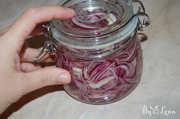 Easy Pickled Red Onions - Step 9