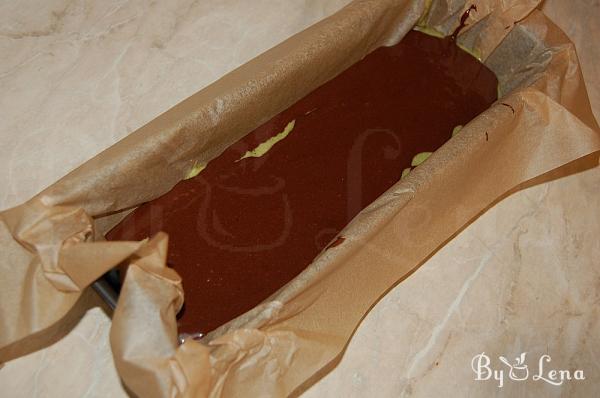 Chocolate Mint Marble Cake - Step 12