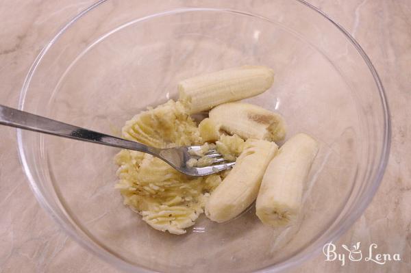 Simple Chocolate Banana Bread - Step 1