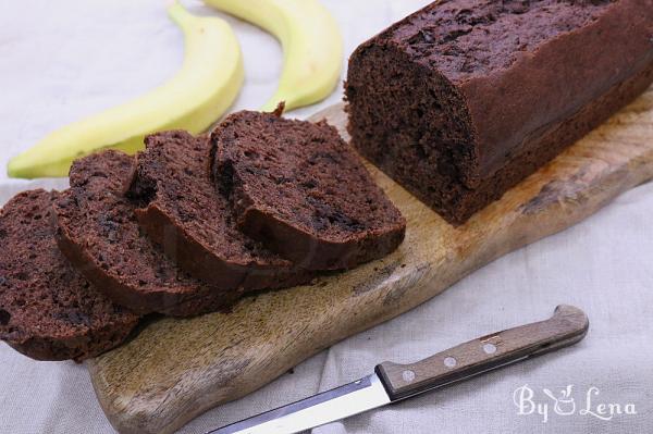 Simple Chocolate Banana Bread - Step 9