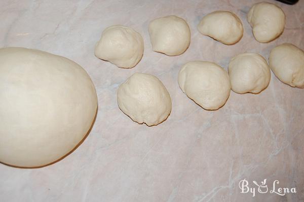 Butterfly and Hearts Shaped Sweet Buns with Raisins - Step 1