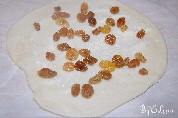 Butterfly and Hearts Shaped Sweet Buns with Raisins - Step 5