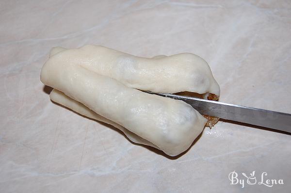 Butterfly and Hearts Shaped Sweet Buns with Raisins - Step 8