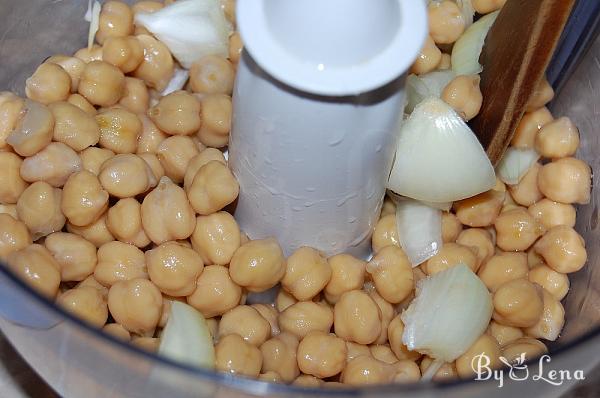 Vegan Chickpea Carrot Patties - Step 1