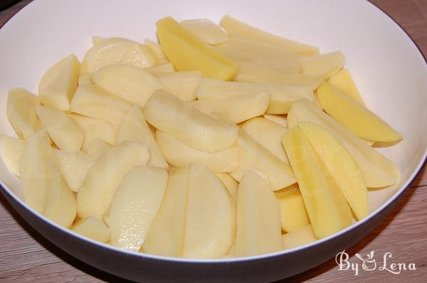 Oven Baked Meatballs and Potatoes - Step 2