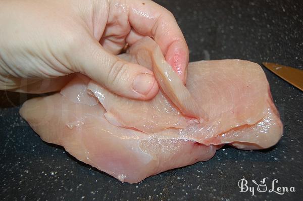 Quick Cheesy Chicken Fritters - Step 1