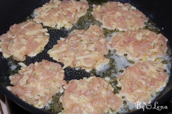 Quick Cheesy Chicken Fritters - Step 7