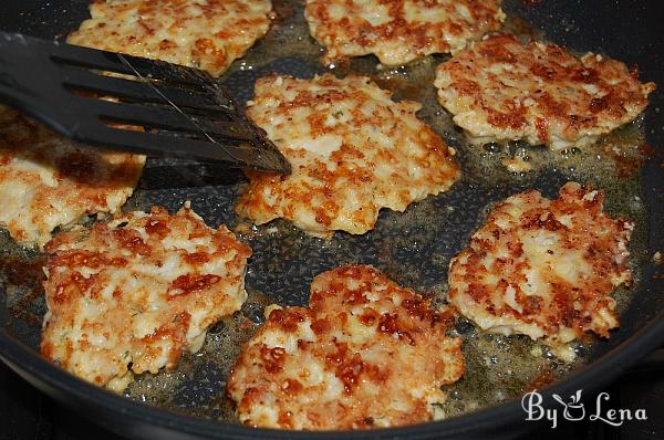 Quick Cheesy Chicken Fritters - Step 8