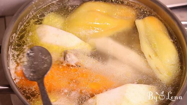 Romanian Sour Chicken Soup - Ciorba Radauteana - Step 5