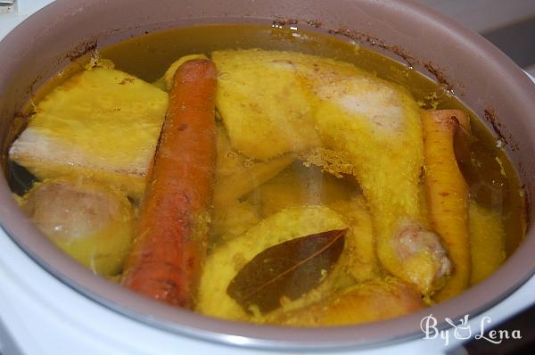 Romanian Sour Chicken Soup - Low Carb Version - Step 4