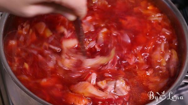 Ukrainian Borscht Soup - Step 17