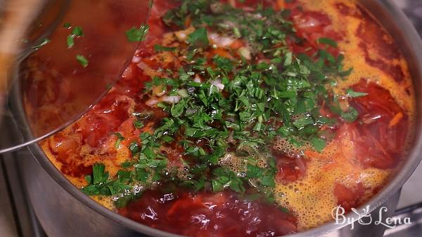 Ukrainian Borscht Soup - Step 19