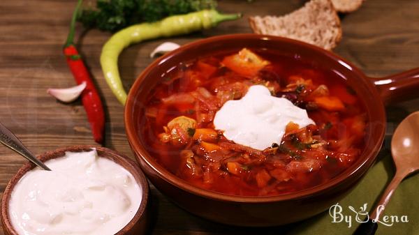 Ukrainian Borscht Soup - Step 21