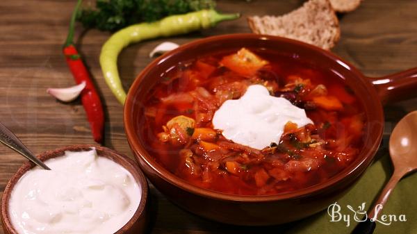 Ukrainian Borscht Soup