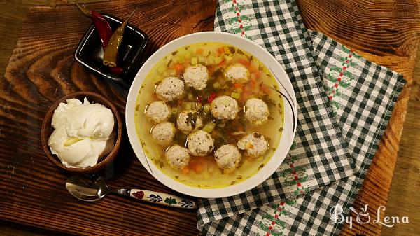 Romanian Meatball Soup