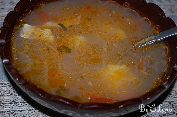 Moldovan Fish soup with Corn Groats - Step 9