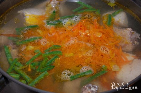 Chicken Soup with Green Beans - Step 3