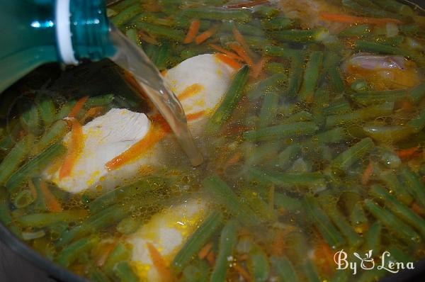 Chicken Soup with Green Beans - Step 4