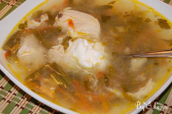 Chicken Soup with Green Beans - Step 7