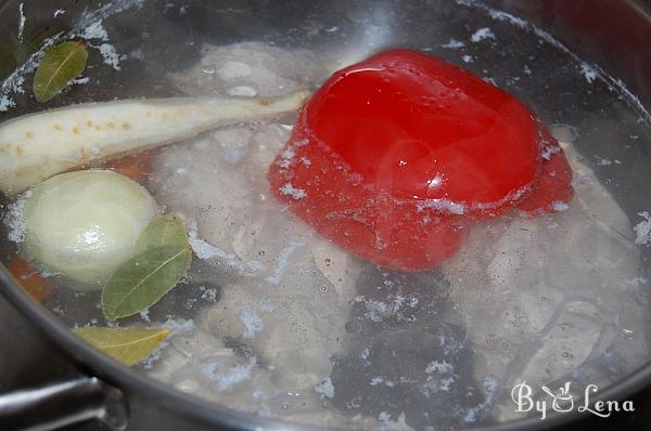 Chicken Nettle Soup with Sorrel - Step 1