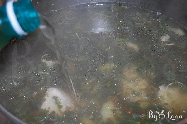 Chicken Nettle Soup with Sorrel - Step 9