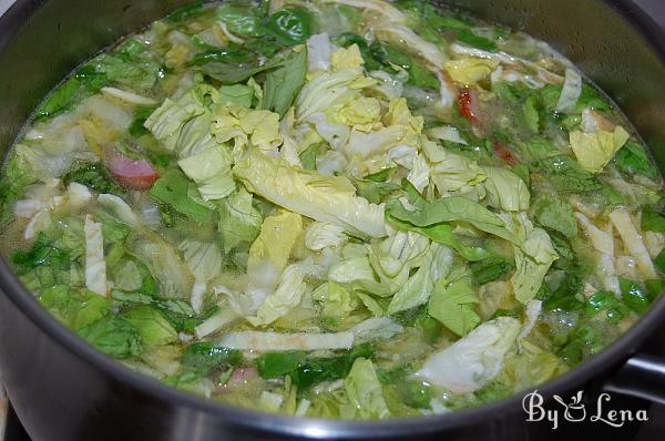 Smoked Ham and Lettuce Soup - Step 10