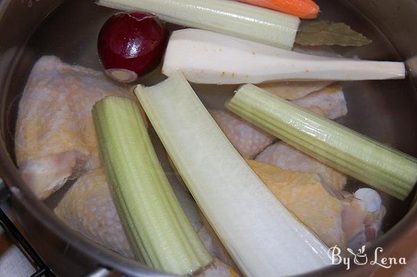 Smoked Ham and Lettuce Soup - Step 1