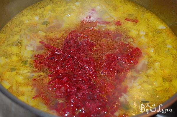 Beet and Lentil Soup - Step 12