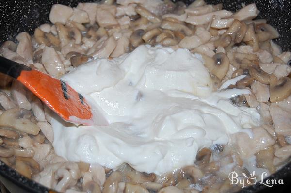 Romanian-Style Creamy Chicken and Mushroom Stew - Step 10