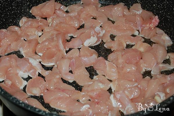 Romanian-Style Creamy Chicken and Mushroom Stew - Step 1