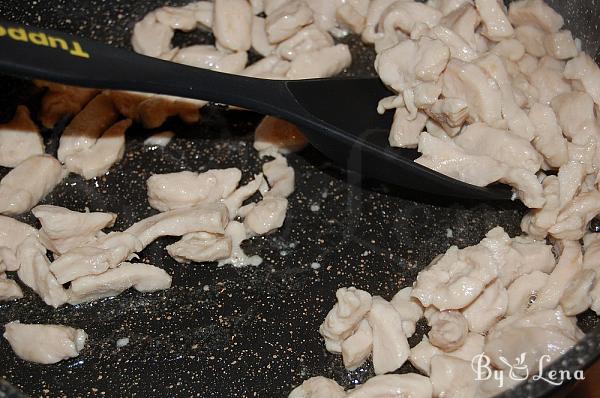 Romanian-Style Creamy Chicken and Mushroom Stew - Step 2