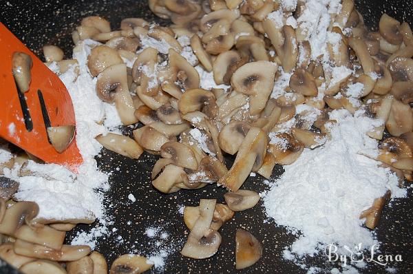 Romanian-Style Creamy Chicken and Mushroom Stew - Step 6