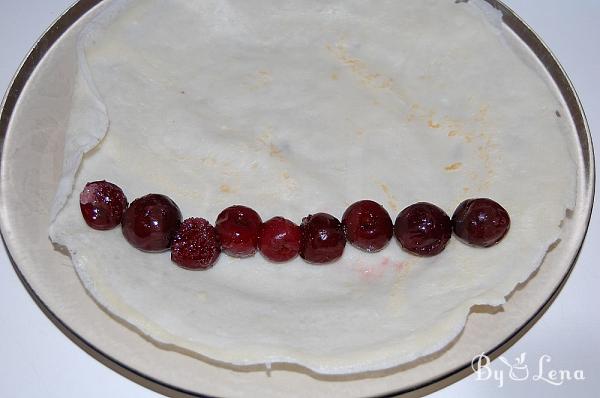 Cherries and Cream Crepes - Step 2