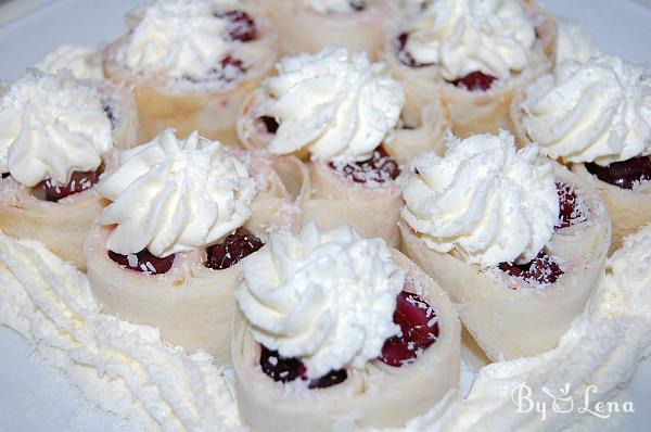 Cherries and Cream Crepes - Step 7