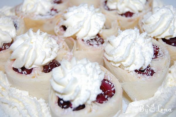 Cherries and Cream Crepes - Step 8