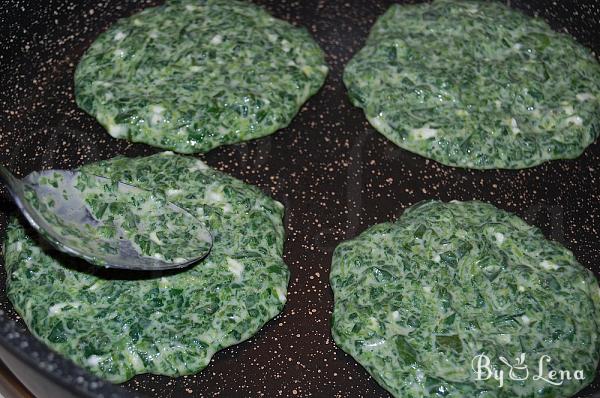 Spinach Feta Pancakes - Step 6